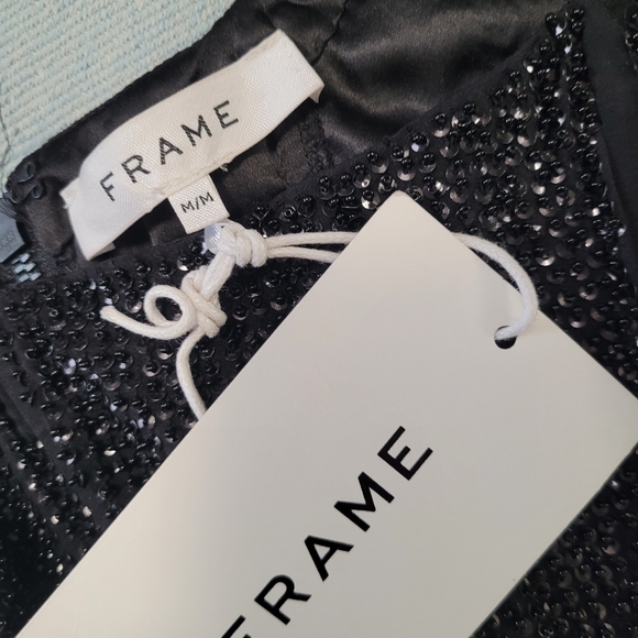 FRAME Beaded Crop Top - Picture 2 of 5